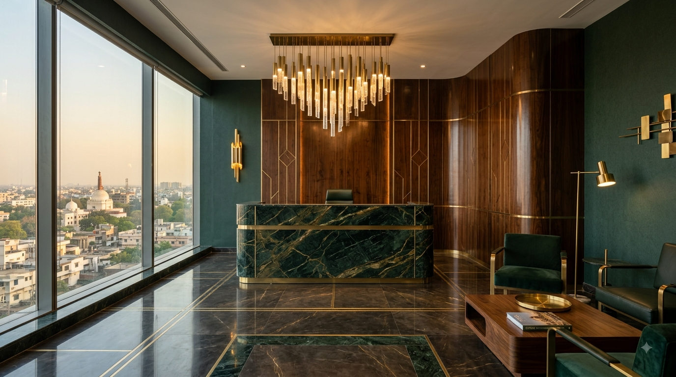 Premium office interior designed by NEXPINNACLE GLOBAL